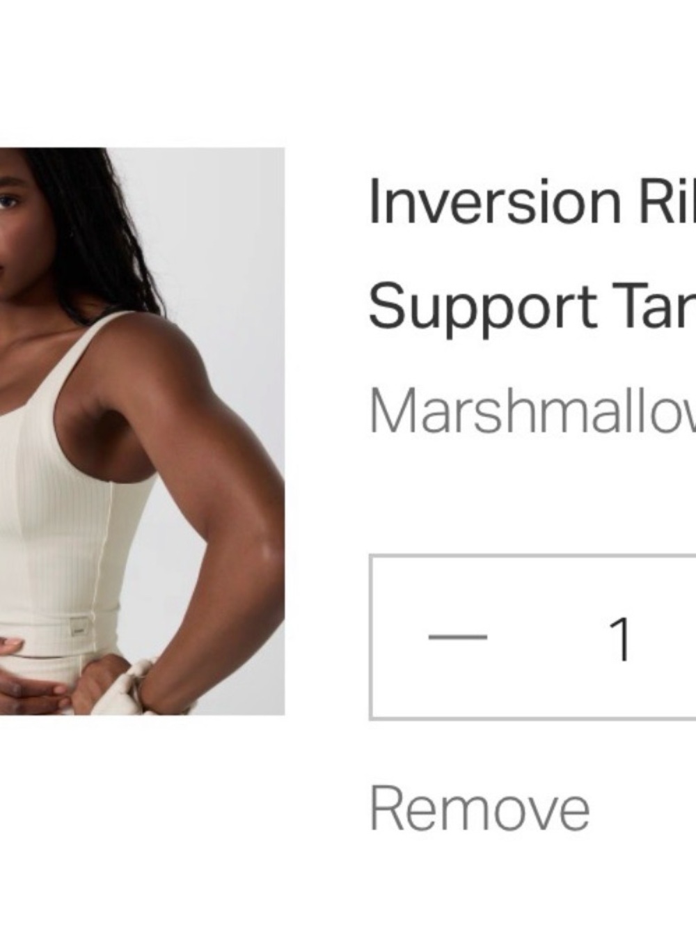 Vuori Ribbed Square-Neck Tank - Picture 5 of 5